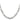 Sterling Silver Pave Flat Figaro Chain Necklace - 28 Inches - Image 2