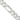 Sterling Silver 8mm Pav��� Flat Figaro Chain - 30 inch - Image 1