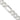 Sterling Silver 8mm Pav��� Flat Figaro Chain