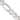 Sterling Silver 9.5mm Pav��� Flat Figaro Chain - 20 inch - Image 1