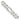 Sterling Silver Figaro Chain Necklace - 28 Inches, Modern Design - Image 1