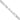 Sterling Silver Rhodium-plated 6.5mm Figaro Chain - 24 inch - Image 3