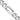 Sterling Silver Rhodium-plated 6.5mm Figaro Chain - 24 inch - Image 1
