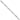 Sterling Silver Rhodium-plated 9mm Figaro Chain - 9 inch - Image 2