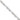Sterling Silver D/C 4.5mm 3 Short Plus 1 Long Cable Link Chain - Image 1