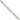 Sterling Silver D/C 6mm 3 Short Plus 1 Long Cable Link Chain - Image 1