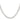 Sterling Silver Rhodium-plated 5mm D/C Square Curb Chain - Image 2