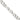 Sterling Silver Rhodium-plated 6.25mm D/C Square Curb Chain - Image 3