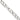 Sterling Silver Rhodium-plated 7.2mm D/C Square Curb Chain - Image 3