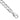 Sterling Silver Rhodium-plated 7.2mm D/C Square Curb Chain - Image 1