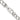 Sterling Silver 8.6mm D/C Square Curb Chain - Image 3