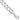 Sterling Silver Rhodium-plated 10.3mm D/C Square Curb Chain - Image 1