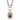 Sterling Silver Flash Gold-plated CZ Necklace