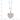 Sterling Silver & Rose Gold Heart Necklace with Moveable Design - Image 2