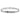 Sterling Silver Rhodium-plated Enameled Cross on Bar Men's 8in Bracelet - Image 3