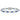 Sterling Silver Rhodium-plated White and Blue CZ Link Bracelet - Image 3