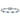 Sterling Silver Rhodium-plated White and Blue CZ Link Bracelet - Image 3
