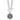 Sterling Silver Oxidized Dangle GUARDIAN ANGEL Toggle Clasp Necklace - Image 1