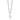 Sterling Silver E-Coated Double Open Cross Toggle 18in Necklace - Image 2