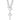 Sterling Silver E-Coated Double Open Cross Toggle 18in Necklace - Image 4