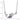 Sterling Silver Rh-plated Crystal Mermaid 17.25 w/2in Necklace - View 5