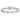 Sterling Silver Rhodium-plated Polished CZ Oval and Mariner Link 7 Inch Bracelet - Image 3