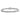 Sterling Silver Rhodium-plated Polished CZ and Byzantine Link 7.75 Inch Bracelet - Image 3