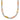 Sterling Silver Rose-tone and Gold-tone Polished 4.5mm Figaro Rope 18 Inch Necklace - Image 1