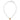 Sterling Silver Rhodium-plated Polished Round Citrine and White Topaz 16 inch with 2 inch Extension Necklace - Image 4