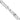 Sterling Silver Rhodium-plated 7.5mm Flat Curb Chain - Image 3