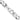 Sterling Silver Rhodium-plated 9.75mm Flat Curb Chain - Image 3