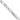 Sterling Silver Rhodium-plated 5.5mm Lightweight Flat Figaro Chain - 22 inch - Image 3