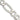 Sterling Silver 9.7mm Lightweight Flat Figaro Chain - 20 inch - Image 1