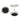 Sterling Silver Polished Round with Textured Sides Onyx Cuff Links - Image 1