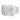 Sterling Silver Rhodium-plated CZ Wide Band Ring - Image 2