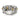 Sterling Silver w/14k Antiqued Leaves & Flowers Band - Image 1
