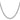 Sterling Silver Rhodium-plated 3.25mm Domed Curb Chain - Image 2