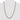 Sterling Silver Rhodium-plated 10.5mm Domed w/ Side D/C Curb Chain - Image 4