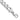 Sterling Silver Rhodium-plated 11mm Domed w/ Side D/C Curb Chain - Image 1