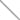 Sterling Silver Rhodium-plated 2mm Snake Chain - Image 1