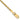 14K Gold Diamond-Cut Rope Anklet - Chic 10-Inch Style - Image 1