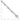 Sterling Silver Rhodium-plated CZ  -X- Bracelet - Image 2