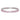 Sterling Silver Rhodium Plated Pink CZ 7 inch Tennis Bracelet - Image 2