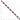 Sterling Silver Rhodium Plated 7inch Red CZ Bracelet - Image 2