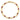 Sterling Silver Gold-tone 5mm 4.05GA Garnet Paperclip Chain Bracelet - Image 4