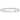 Rhodium-Plated Silver 5mm Blue Topaz Paperclip Chain Bracelet - Image 3