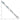 Rhodium-Plated Silver 5mm Blue Topaz Paperclip Chain Bracelet - Image 5