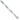 Rhodium-Plated Silver 5mm Blue Topaz Paperclip Chain Bracelet - Image 1