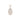1.25" Baguette Hamsa Diamond Pendant