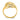 14k Gold Polished Beaded Crossover Ring for Effortless Chic - Image 2